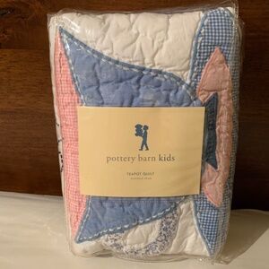 Pottery Barn Kids TeaPot Quilted Standard Sham 26" x 20"